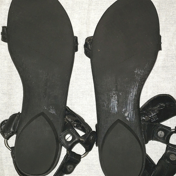 Calvin Klein Jeans Vintage Leather Sandal - Picture 8 of 9